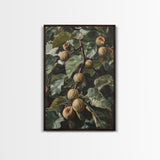 Fig Painting Print - Framed Canvas - Fig Oil Painting, Fig Painting, Kitchen Decor, Rustic Farmhouse, Minimalist Home Decor