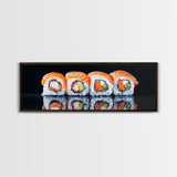 Kitchen Wall Art Home Decor, Dining Room Art, Painting of Sushi Canvas Print, Modern Art, Eclectic Kitchen Decor, Modern Kitchen