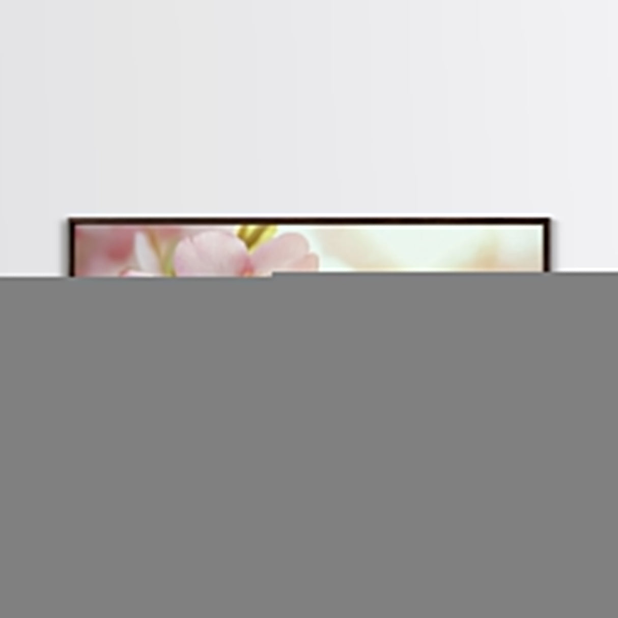 Closeup of a Cherry Blossom, Framed Canvas Print, Cherry Blossom Wall Art, Soothing Wall Art, Meditation Room Decor, Minimalist Art