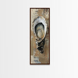 Koi Fish Framed Canvas Print Long Narrow Wall Art Zen Decor Coastal Decor Whimsical Art Tall Skinny Art for Bedroom Above Bed