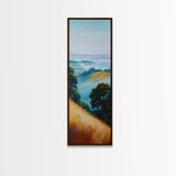 Landscape Art, Framed Canvas Print, coastal landscape art, panoramic art, extra wide art, rustic decor, living room art