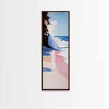 Ocean Wave, Coastal Beach Art, Modern Seascape, Blue Wall Decor, Living Room Print, Minimalist Art, Canvas Print, Nautical Style