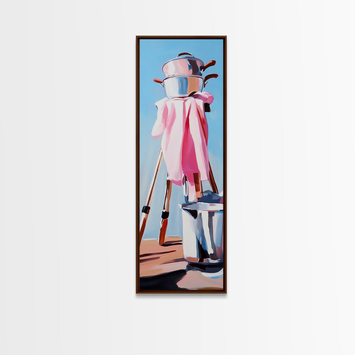 Cooking Still Life, Modern Kitchen Art, Abstract Realism, Framed Canvas Print, Unique Home Decor, Contemporary Art, Chefs Kitchen Wall Art