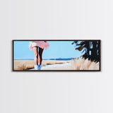 Windy Dunes, beach photography print, modern coastal decor, ocean breeze artwork, minimalist home decor, framed canvas print, boho style