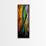 Vibrant Abstract Trees, Colorful Modern Wall Art, Nature Inspired, Boho Art, Framed Canvas Print, Living Room Decor, Bold Statement Art
