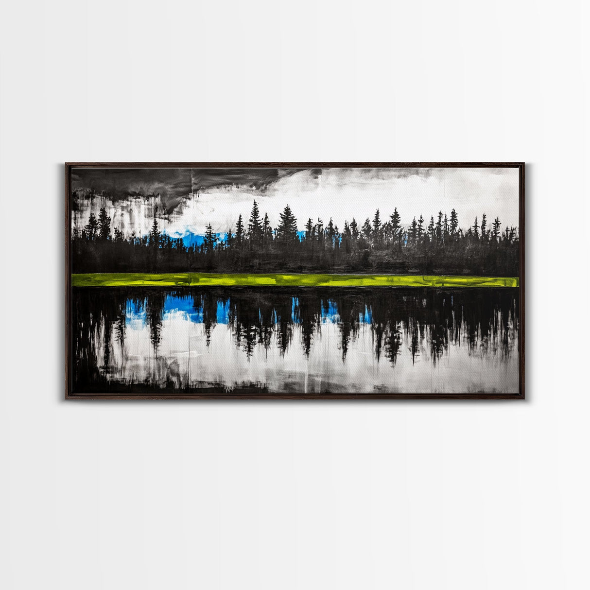 Lake Reflection, Forest Landscape, Tranquil Wall Art, Canvas Print, Nature Lover Gift, Bedroom Wall Art, Zen Home Decor