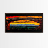 Desert Arch, Southwest Landscape, National Park Painting, Sunset Wall Art, Western Home Decor, Grand Canyon Art, Canvas Print