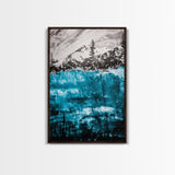 Mountain Lake, Nature Wall Art, Wilderness Art, Outdoor Landscape, Cabin Decor, Black and White Art, Scenic Wall Art, Canvas Print