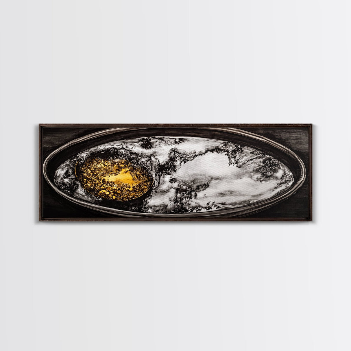 Saturn Rings, Space Art, Planetary Abstract, Canvas Print, Outer Space Decor, Sci-Fi Wall Art, Living Room Art, Celestial Home Decor