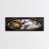 Saturn Rings, Space Art, Planetary Abstract, Canvas Print, Outer Space Decor, Sci-Fi Wall Art, Living Room Art, Celestial Home Decor