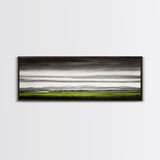Rolling Hills, Green Fields, Minimalist Landscape, Canvas Print, Nature Wall Art, Modern Farmhouse, Rustic Decor, Office Aesthetic
