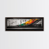 Industrial Ramp, Urban Minimalist, Canvas Print, Monochrome Wall Art, Modern Home Decor, Office Artwork, Geometric Abstract, Grayscale Painting
