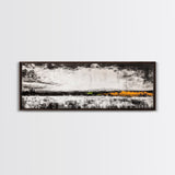 Mountain Fog, Black and White, Minimalist Wall Art, Canvas Print, Misty Hills, Dramatic Nature Scene, Office Wall Art, Tranquil Home Decor