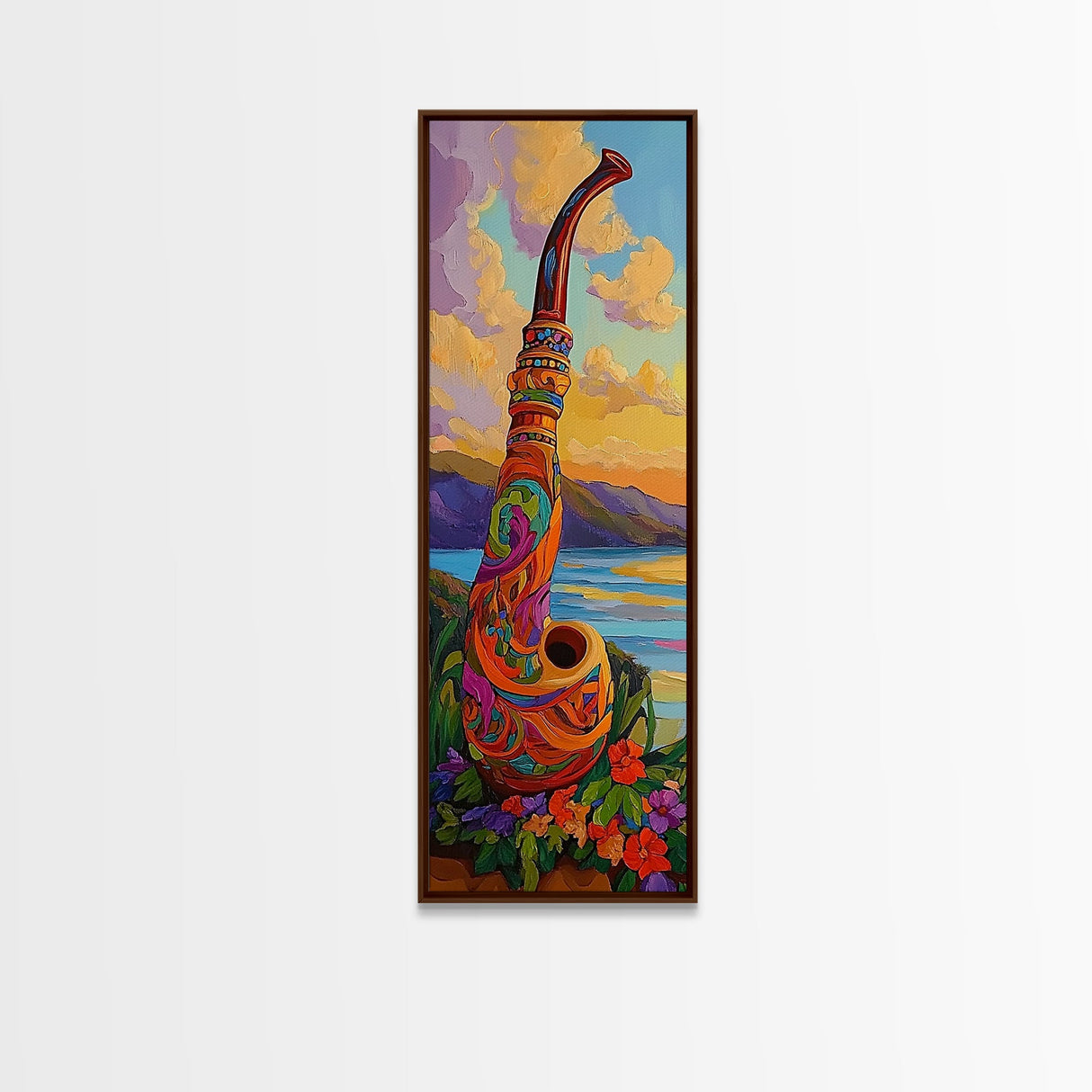 Colorful Saxophone, Musical Art, Boho Music Lover Gift, Bright Instrument Decor, Artistic Jazz Wall Accent, Canvas Print