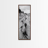Driftwood, Nature Path, Earthy Decor, Rustic Home Style, Framed Canvas Print, Living Room Wall Art, Natural Landscape Photography