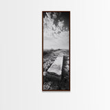 Abandoned Gravestone, Historic Cemetery, Gothic Vibes, Moody Decor, Framed Canvas Print, Halloween Art, Fall Living Room Art, Living Room Art