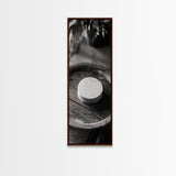 Artisan Soap Closeup, Rustic Spa Detail, Monochrome Still Life, Framed Canvas Print, Bathroom Decor, Minimalist Art, Cozy Home Accent
