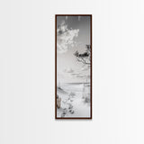 Tranquil Beach Walk, Coastal Pathway Print, Ocean Escape Wall Art, Entryway or Hall Decor, Framed Canvas Print, Serene Natural Style