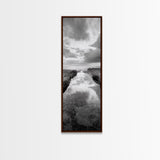 Tidal Pool, Ocean Reflection, Shore Calm, Seascape Beauty, Canvas Print, Minimalist Bathroom Art, Coastal Vibes, Tranquil Decor