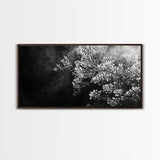 Botanical Texture, Nature Closeup Art, Modern Organic Aesthetic, Framed Canvas Print, Bedroom Wall Art, Neutral Boho Wall Decor