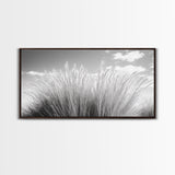 Windswept Grasses, Nature Wall Decor, Prairie Minimalist, Field Botanical Print, Canvas Print, Kitchen Wall Art, Soft Fall Farmhouse Style