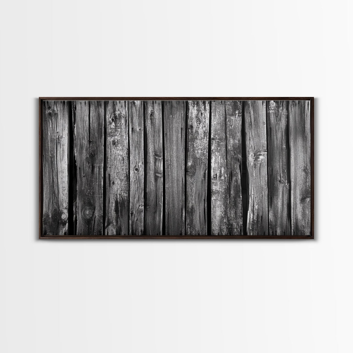 Rustic Wood, Weathered Planks, Barn Texture, Framed Canvas Print, Farmhouse Wall Art, Minimalist Rustic Decor, Kitchen Wall Art, Neutral Tones