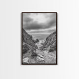 Ocean Cliffs, Rugged Coast, Seascape Photography, Travel Inspiration, Canvas Print, Hallway Wall Art, Coastal Modern Decor, Ocean View