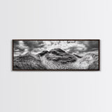 Windswept Dune Trail, Dramatic Sky, Nature Path, Beach Landscape, Framed Canvas Print, Rustic Wall Art, Fall Decor, Bedroom Art, Boho Vibes