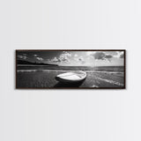 Paddle Board, Ocean Adventure, Summer Surf, Sparkling Sea, Canvas Print, Coastal Living Room Wall Art, Beach House Photography