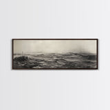 Windy Field, Dust Storm, Desert Mist, Dystopian Vibes, Canvas Print, Fall Office Wall Art, Moody Landscape Photography, Earth Tones