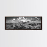 Sunset Sea, Magic Carpet, Ocean Ritual, Ethereal Coastal, Framed Canvas Print, Boho Wall Art, Living Room Decor, Surreal Beach Photography