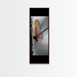 Rainbow Wings, Close Up, Dragonfly Beauty, Nature Macro – Canvas Print, Boho Wall Art, Nursery Decor, Insect Photography, Colorful Accent