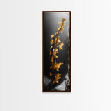 Ocean Kelp Art, Golden Seaweed, Deep Sea Beauty, Underwater Light, Canvas Print, Bathroom Wall Art, Nautical Decor, Moody Coastal Style
