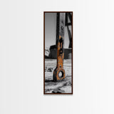 Industrial Detail, Rusty Metal, Minimalist Style, Grunge Wall Decor, Framed Canvas Print, Garage Art, Man Cave Wall Art
