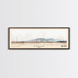 Ancud, Chile Watercolor Print, Vacation Gift, Chile Wall Art, Beach Painting, Beach Decor, Large Wall Art, Wood Frame Art