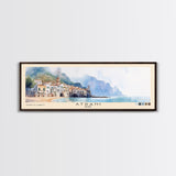 Atrani, Italy Watercolor Beach Print, Vacation Gift, Italy Wall Art, Beach Painting, Beach Decor, Beach Painting
