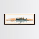 Belle-Ile Island, France Watercolor Beach Print, Vacation Gift, France Wall Art, Beach Painting, Beach Decor, Beach Painting