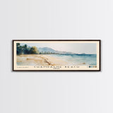 Champagne Beach, Vanuatu Watercolor Print, Vacation Gift, Vanuatu Wall Art, Beach Painting, Beach Decor, Beach Or Lakehouse Art