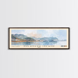 Gulangyu Island, China Watercolor Beach Print, Vacation Gift, China Wall Art, Beach Painting, Beach Decor, Beach Painting
