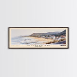 Jeffreys Bay, South Africa Watercolor Print, Vacation Gift, South Africa Wall Art, Beach Painting, Beach Decor, Large Wall Art, Wood Frame Art