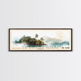 La Orchila Island, Venezuela Watercolor Beach Print, Vacation Gift, Venezuela Wall Art, Beach Painting, Beach Decor, Beach Painting