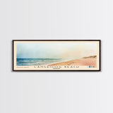 Langeoog Beach, Germany Watercolor Beach Print, Vacation Gift, Germany Wall Art, Beach Painting, Beach Decor, Beach Painting