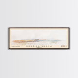 Legzira Beach, Morocco Watercolor Beach Print, Vacation Gift, Morocco Wall Art, Framed Canvas Print, Framed Beach Painting