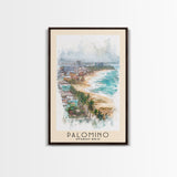 Palomino, Puerto Rico Watercolor Beach Print, Vacation Gift, Puerto Rico Wall Art, Beach Painting, Beach Decor, Beach Painting