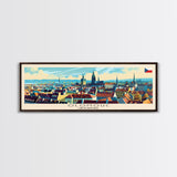 Olomouc Czech Republic Travel Art, City Art, Framed Canvas Print or Metal Wall Art, Europe Travel Poster, Panoramic Wall Art, Extra Wide Wall Art