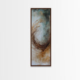 Gold Abstract Framed Canvas Print wabi sabi wall art botanical prints minimalist art extra wide art tall narrow art rustic decor textured art
