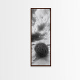 Tumbleweed Desert,Canvas Print, Rustic Southwest Wall Art, Moody Landscape Art, Extra Wide Art, Above Sofa Art, Farmhouse Decor