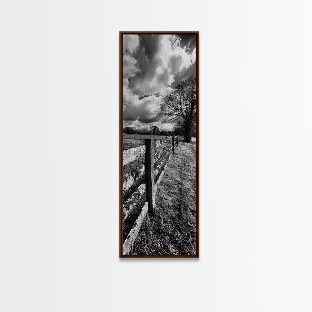 Desert Landscape Art, Canvas Print, Moody Southwest Wall Art, Joshua Tree Art, Extra Wide Art, Above Sofa Art, Rustic Home Decor