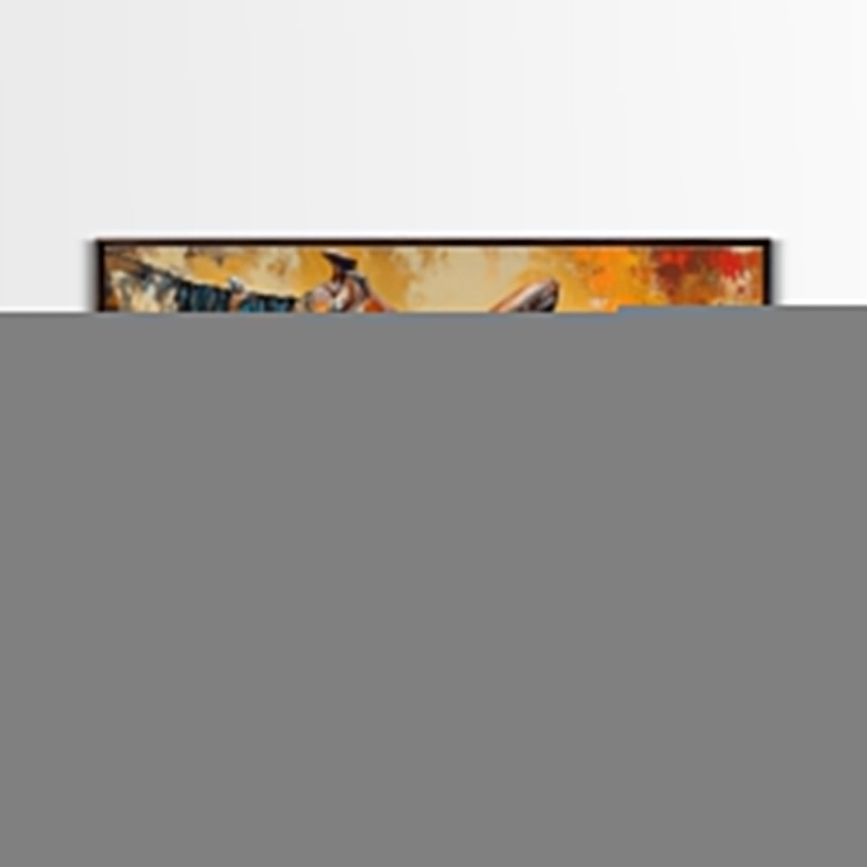 Western Saddle Art, Canvas Print, Rustic Decor, Moody Art, Southwest Wall Art, Extra Wide Art, Above Bed Wall Art, Farmhouse Wall Art