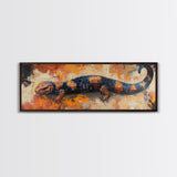 Wabi Sabi Wall Art, Framed Canvas Print, Rustic Decor, Extra Wide Art, Moody Art, Living Room Art, Above Bed Art, Minimalist Painting